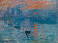 80cm x 60cm Impressionismo, il levar         von Claude Monet