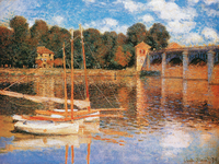 80cm x 60cm Il ponte di Argenteuil           von Claude Monet