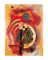 60cm x 80cm Hommage a Grohmann               von Wassily Kandinsky