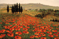 91cm x 61cm Hills of Tuscany I               von Steve Wynne