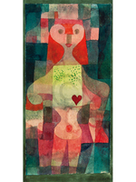 60cm x 80cm Herzdame                         von Paul Klee