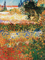 60cm x 80cm Giardino fiorito                 von Vincent Van Gogh