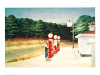80cm x 60cm Gas, 1940                        von Edward Hopper