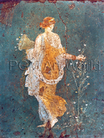 60cm x 80cm Flora mit dem Füllhorm           von Pompeji