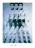 66cm x 90cm Elvis,1963 Triple                von Andy Warhol