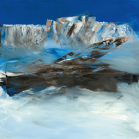 98cm x 98cm Eislandschaft I                  von Conny Roßkamp