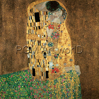 98cm x 98cm Der Kuß                          von Gustav Klimt