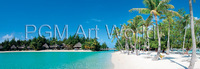 95cm x 33cm Beautiful beach on Bora Bora     von Shutterstock