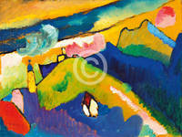 80cm x 60cm Murnau, Berglandschaft           von Wassily Kandinsky