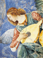 54cm x 72cm Angelo Musicante                 von Sandro Botticelli