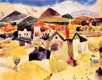 88cm x 69cm Ansicht von Saint Germain        von Paul Klee