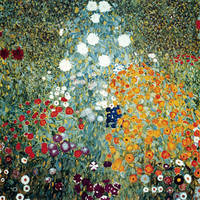 61cm x 61cm Bauerngarten                     von Gustav Klimt