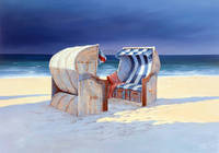 150cm x 105cm Beach Chairs I                   von Sigurd Schneider