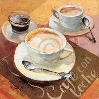 70cm x 70cm Coffee time I                    von Willem Haenraets