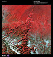 109cm x 117cm Desolation Canyon                von Landsat-7