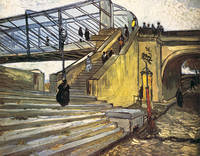 77cm x 60cm Die Brücke von Trinquetaille     von Vincent Van Gogh
