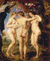 50cm x 60cm Die drei Grazien                 von Peter Paul Rubens
