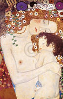 55cm x 85cm Die drei Lebensalter             von Gustav Klimt