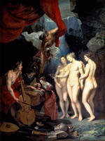 30cm x 40cm Die Erziehung der Maria de' Medi von Peter Paul Rubens