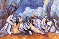 84cm x 56cm Die großen Badenden              von Paul Cézanne