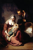 40cm x 60cm Die heilige Familie              von Van Rijn Rembrandt