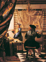 65cm x 87cm Die Malkunst                     von Johannes Vermeer