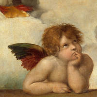 40cm x 40cm Engel I                          von Raffael