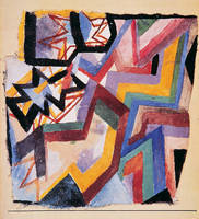 69cm x 76cm Farbige und grafische Winkel     von Paul Klee