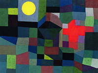100cm x 75cm Feuer bei Vollmond               von Paul Klee