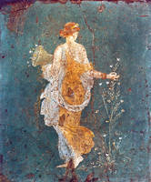 32cm x 39cm Flora mit dem Füllhorn           von Pompeji