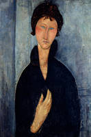 40cm x 60cm Frau mit blauen Augen            von Amadeo Modigliani