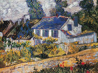 80cm x 60cm Haus bei Auvers                  von Vincent Van Gogh