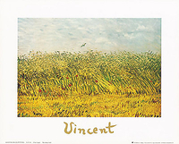 30cm x 24cm The wheat field von VAN GOGH,VINCEN