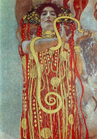 100cm x 143cm Hygiela (Detail)                 von Gustav Klimt