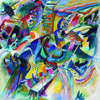 100cm x 100cm Improvisation Klamm              von Wassily Kandinsky