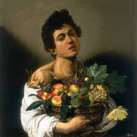 30cm x 30cm Junger Mann mit Fruchtkorb       von Caravaggio