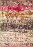 100cm x 143cm Jungwaldtafel                    von Paul Klee