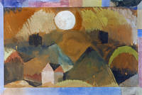 100cm x 67cm Landschaft mit Rot mit weißem    von Paul Klee
