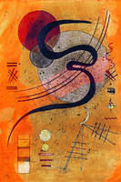 100cm x 150cm Launelinie                       von Wassily Kandinsky