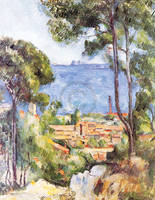 62cm x 80cm L`Estaque                        von Paul Cézanne