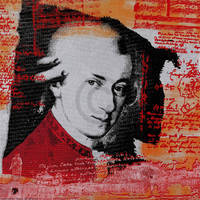 100cm x 100cm Mozart                           von Oke Walberg