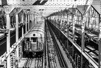 100cm x 67cm New York Train                   von Toby Seifinger