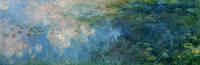 95cm x 31cm Nympheas Paneel C II             von Claude Monet