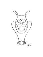 60cm x 80cm Owl                              von Gholam Reza Mahdavi