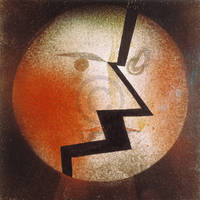 40cm x 40cm Physiognomischer Blitz           von Paul Klee