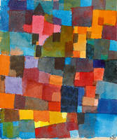 45cm x 54cm Raumarchitekturen                von Paul Klee