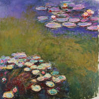 50cm x 50cm Seerosen                         von Claude Monet