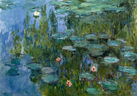 100cm x 70cm Seerosen (Nympheas)              von Claude Monet