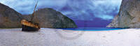 100cm x 33cm Shipwreck Beach, Greece          von John Xiong