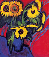 60cm x 70cm Sonnenblumen                     von Ernst Ludwig Kirchner